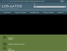 Tablet Screenshot of losgatosca.gov
